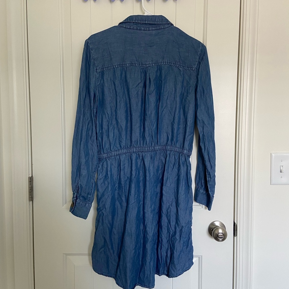 NWOT | American Eagle women’s denim button-front dress — medium - Picture 5 of 5